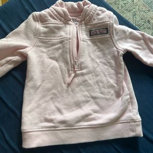 12-18 month Vineyard Vines gently worn sweatshirt with half zipper. Like new